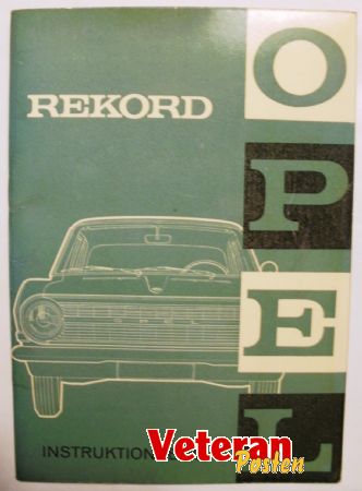 Opel Rekord instr.bog. 